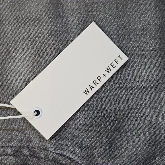 Warp + Weft Ord Jeans Men's W31 L32 Chicago Straight Smoke Gray Quiet Luxury - Picture 3 of 16